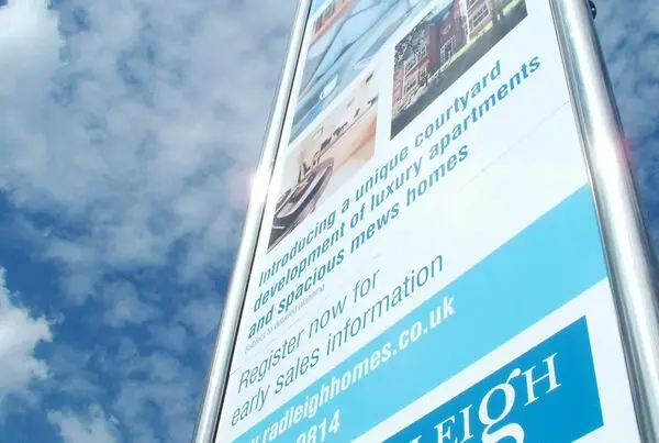 construction site signage, building site signs, stacker signs