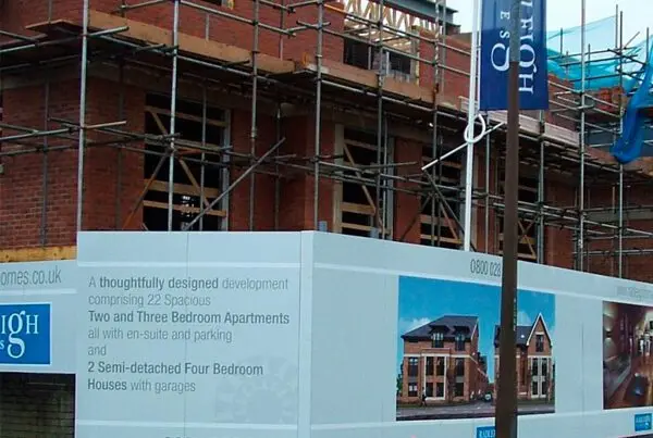 construction site hoarding