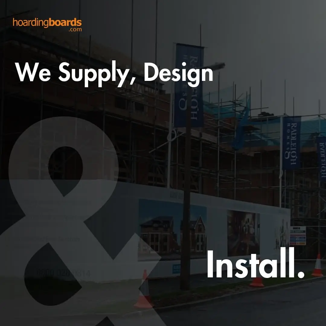 Transforming spaces with custom hoarding solutions. Design, supply, and insta...