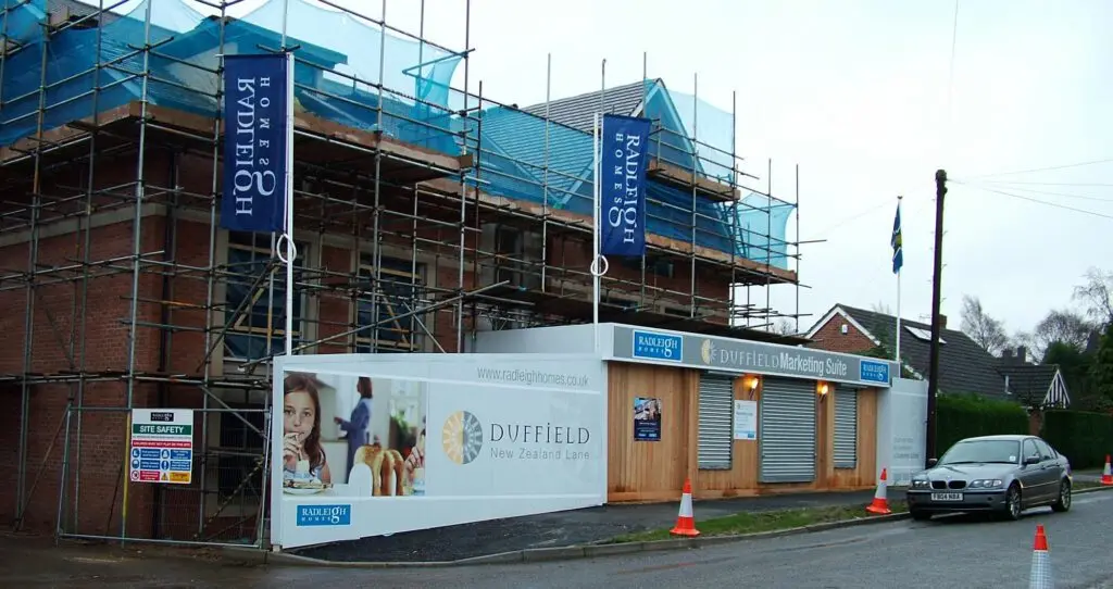 construction site hoarding