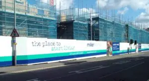 hoarding boards, construction hoarding, construction site hoarding, construction hoardings