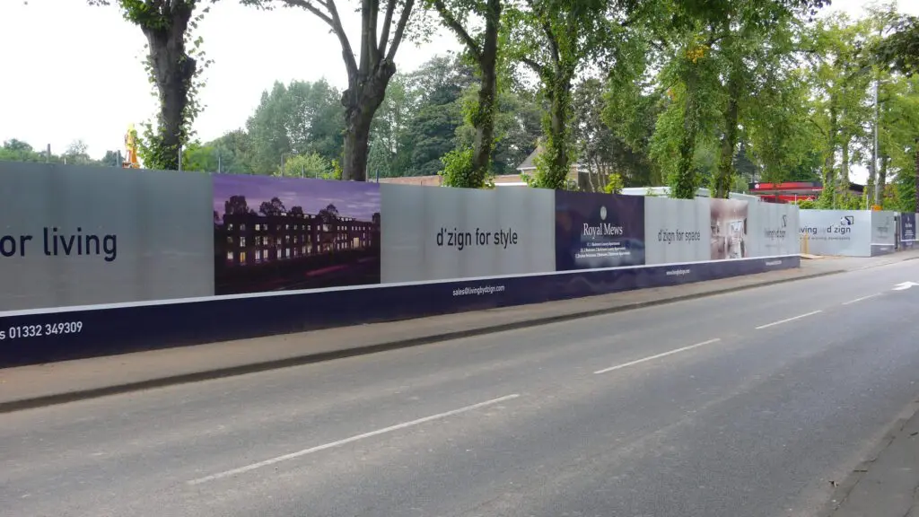 construction hoarding boards