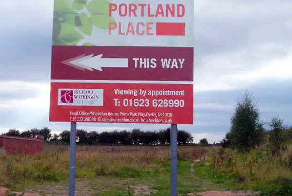 construction hoarding board